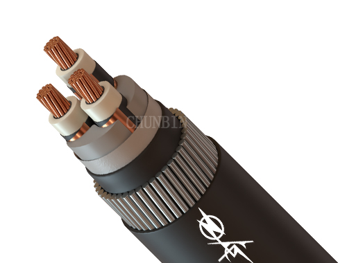 N2XS(F)2Y 6/10 kV, 12/20 kV, 18/30 kV Power Cable,Xlpe  Power Cable,Armored  Power Cable