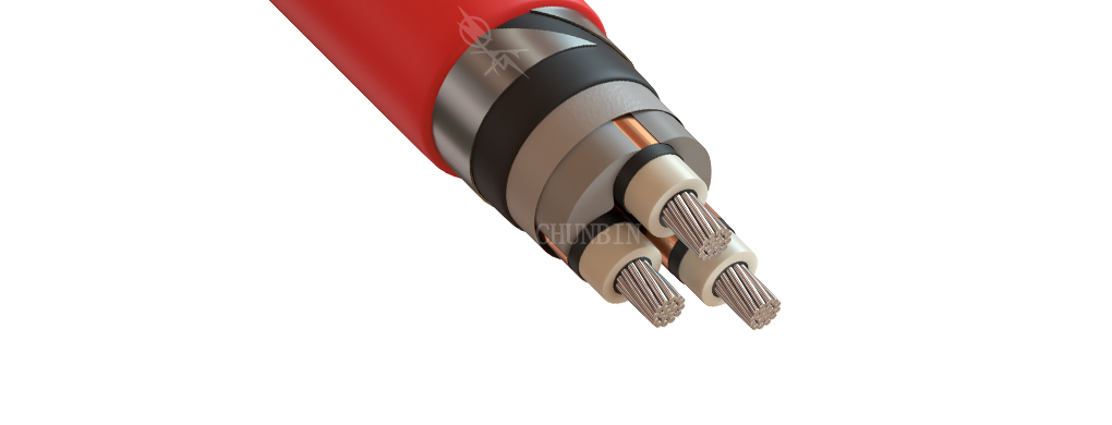 8.7/15(17.5)kV XLPE insulation armoured power cable