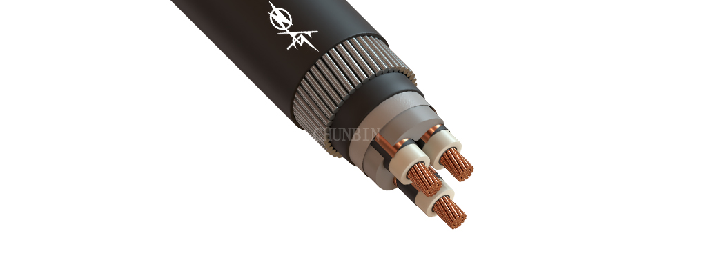 12/20(24)kV XLPE insulation armoured power cable