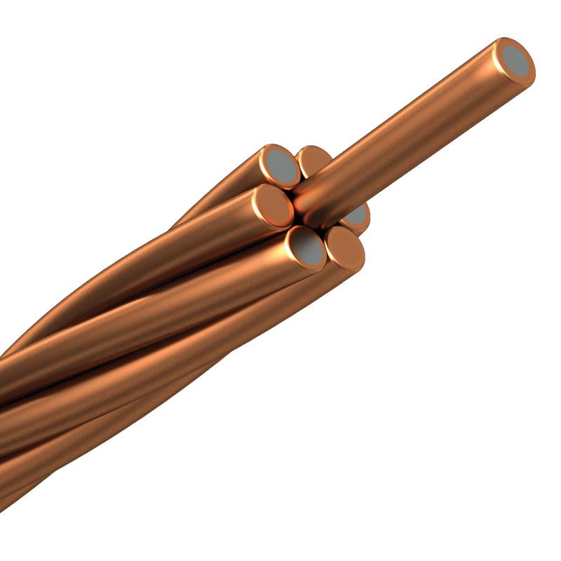 ASTM B452 Copper Clad Steel Strand(30％CCS)